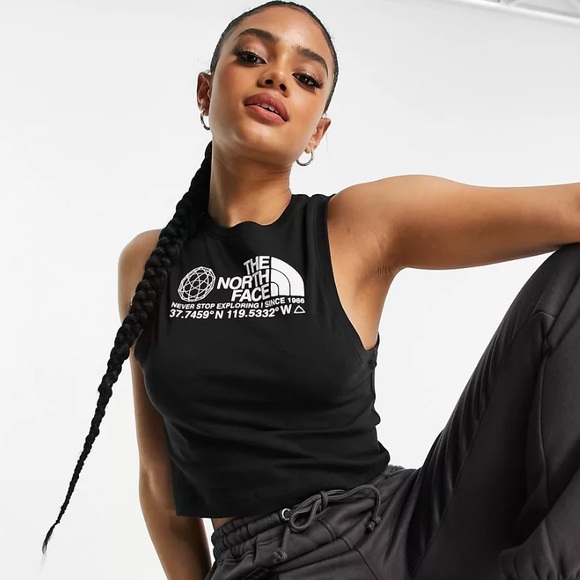 The North Face Tops - The North Face Cropped Graphic Tank